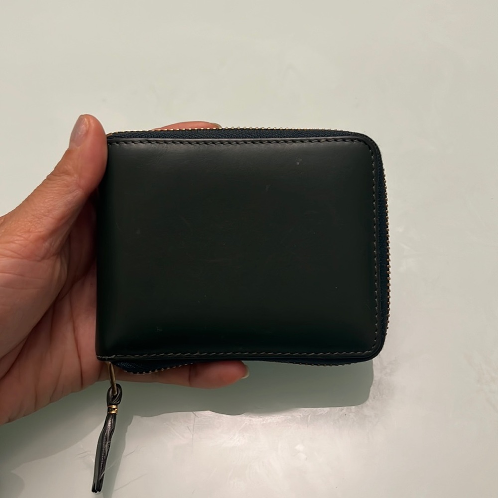 Comme des Garçons Classic Green Leather wallet